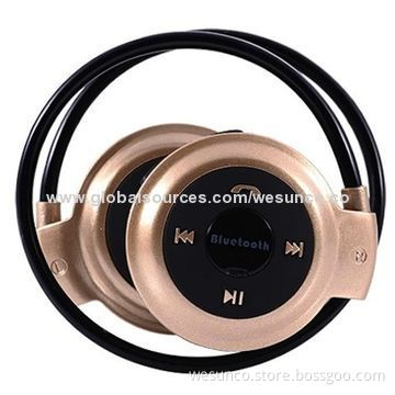Full frequency response GYM sports Bluetooth stereo headset for rock music with good neckbandNew